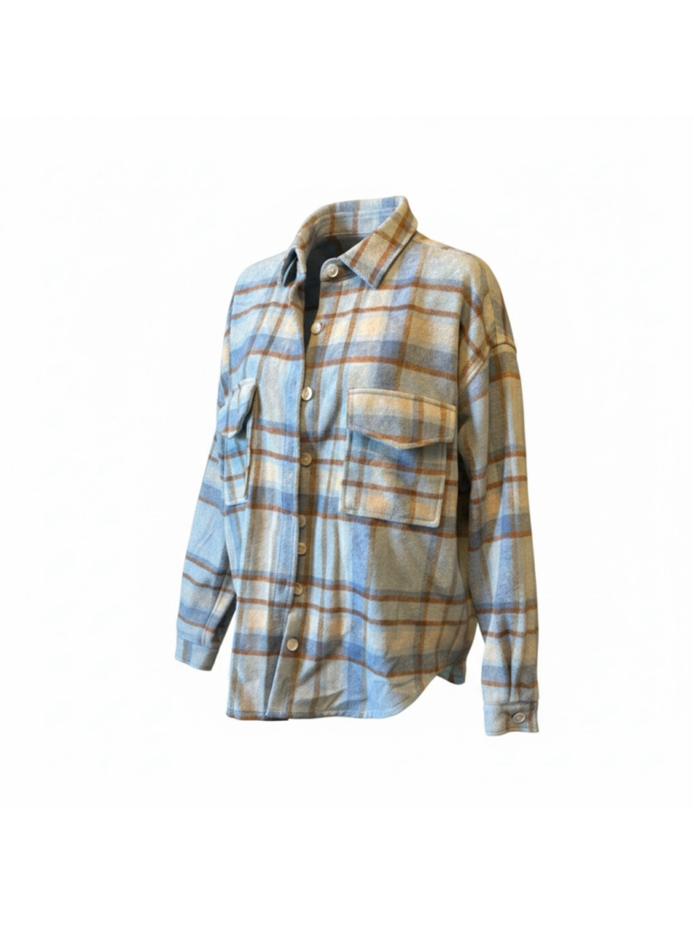 Vintage Ford Bronco Official Product Women's Flannel Shirt Jacket - Size XL